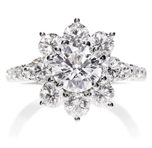 Anillos de Compromiso y Boda, Último Diseño, Joyería Personalizada, Fabricante en India, Todos los Tamaños, Oro, Diamante Natural 14k/18k, Romántico - Product Image 2