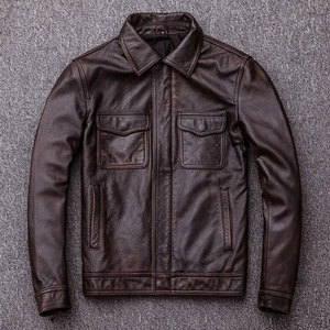 Chaqueta de cuero con capucha de calidad al mejor precio, chaqueta de cuero de moda personalizada para hombre hecha en Pakistán, chaqueta de cuero de moda - Product Image 2