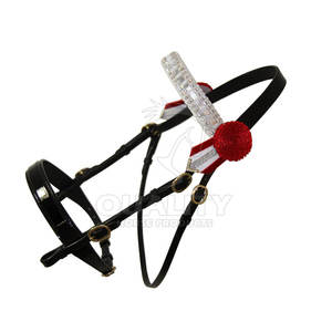 Brida de caballo de cuero duradero para montar cómoda Brida de caballo ajustable y ligera al mejor precio - Product Image 2