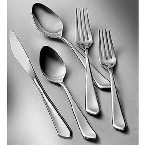 Juego de vajilla de banquete de boda de acero inoxidable de lujo Cubiertos chapados en oro y plata únicos con mango de diseño único para - Product Image 1