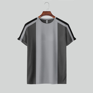 กรุณาใช้เสื้อยืดผ้าฝ้ายขนาดใหญ่สำหรับผู้ชาย100% โลโก้ตามสั่งและงานปักลายธรรมดาคุณภาพสูงสั่งทำป้ายได้ตามต้องการ - Product Image 2