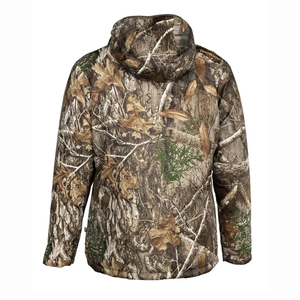 Chaqueta de Caza con Cuello Alto y Logotipo Frontal, Diseño Acolchado Tipo Bomber, Impermeable, Transpirable, Térmica, para Invierno, OEM - Product Image 6