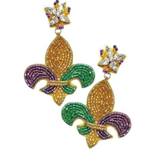 Pendientes bordados de proveedor al por mayor, fabricante hecho a mano, joyería de moda, pendientes bordados de alta calidad para la venta más vendida - Product Image 1