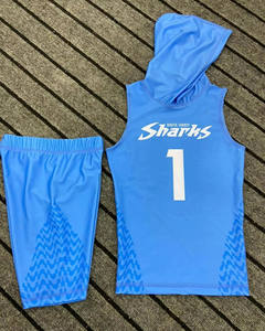 Uniformes 7 sur 7 de haute qualité sublimés ensemble de sweat à capuche 7v7 100% Polyester tissu Logo imprimé 7 sur 7 uniforme - Product Image 3