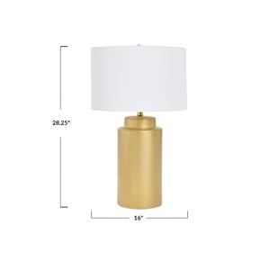 Manufacture Hotel luxury modern fabric lampshade metal table lamp home decoration night light <b>bedside</b> table lamp - Product Image 6