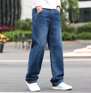 BAGGY Jeans homme grande taille pantalon denim 100% coton taille haute personnalisation du fabricant - Product Image 2