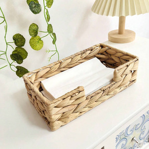 Support de rangement décoratif pour serviettes de table décor de table à manger porte-serviettes en jacinthe d'eau - Product Image 4