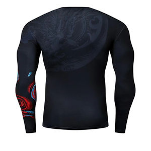 T-shirt de Compression personnalisé de haute qualité pour hommes vêtements de sport à manches courtes pour musculation Gym grande taille incluse - Product Image 4