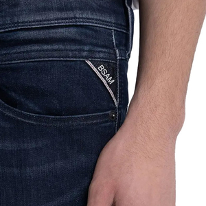 BD Customized Men's Casual Straight Denim High Quality Export-Oriented Solid Pattern <b>Button</b> Breathable Hot Selling Trending High - Product Image 4
