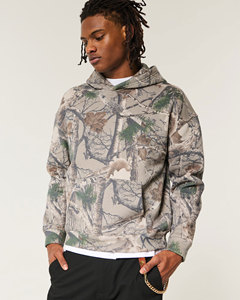 Sweat à capuche imprimé All Over Pullover Trendy Hoodies Graphic Oversized Wholesale Print Crop Hoodie - Product Image 1