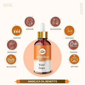Aceite esencial de raíz de Angélica, suministro de fábrica Natural puro, aceite de Angélica archangelica para el cuidado del cuerpo, embalaje privado, pedidos a granel - Product Image 2