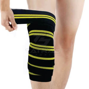 Offre Spéciale – Genouillères en Néoprène Élastiques et Ajustables, Fermeture à Lacets/Boucle, pour la Musculation et la Protection Professionnelle - Product Image 3