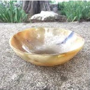 Vaisselle décorative couleur argent bols à salade en corne avec style unique bol en corne de vaisselle moderne fait main au coût le plus bas - Product Image 1