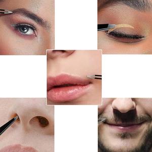 Pinces à épiler en acier inoxydable, marque privée, pinces à épiler pointues, équipement de soins de beauté, instruments de soins de beauté - Product Image 5