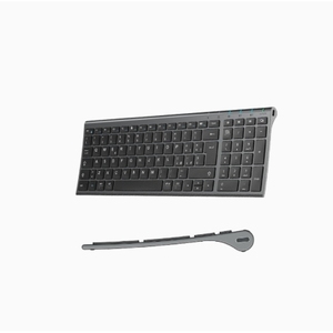 Teclado Ergonómico Ultrafino con Bluetooth 5.1 y USB-C, Teclado Numérico, Recargable, Acceso Multidispositivo, Producto Premium - Product Image 1