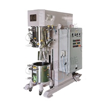 Mélangeur et pétrisseur vertical industriel 30L avec moteur et engrenages pour la transformation alimentaire et chimique, construction haute précision en SUS316