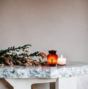 โกศอย่างสงบภายในสำหรับขี้เถ้ามนุษย์ผู้ใหญ่ผู้ชายโกศสำหรับใส่ของเผาศพอุปกรณ์ฝังศพชายและหญิงกำหนดขนาดเอง - Product Image 5