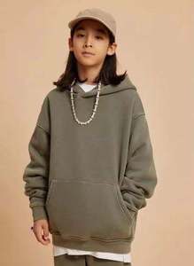 Niños Sudadera con capucha Otoño Streetwear Algodón orgánico Impresión digital Bordado Logotipo personalizado OEM Proveedor al por mayor Transpirable - Product Image 2