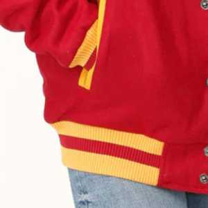 Chaqueta universitaria de béisbol XL de alta calidad para mujer con diseño personalizado y logotipo Chaquetas universitarias de Otoño Invierno - Product Image 6