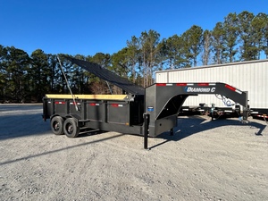 Remolque Volquete Telescópico 7x16 con Bomba y Caja de Cambios # Ejes de 10K # Carga útil multifuncional de 15 990 kg - Product Image 6