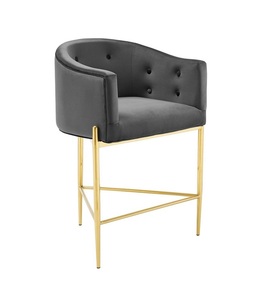 เก้าอี้บาร์ดีไซน์ทันสมัยสำหรับ2024เฟอร์นิเจอร์ร้านอาหารและโรงแรมหรูหรา - Product Image 3