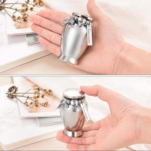Coeur d'argent ph urnes personnalisées pour les cendres humaines urnes souvenir avec breloque en croix urnes de crémation pour les cendres en acier inoxydable taille personnalisée - Product Image 2
