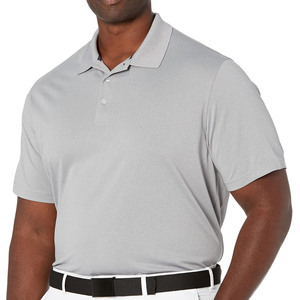 Polo homme à manches courtes décontracté avec logo personnalisé, nouveau design en coton avec motif uni en tissu toile - Product Image 2