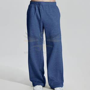 Pantalones holgados de lana para hombre con estampado de logotipo personalizado, ropa cómoda, buena venta, pantalones holgados informales de lana - Product Image 2