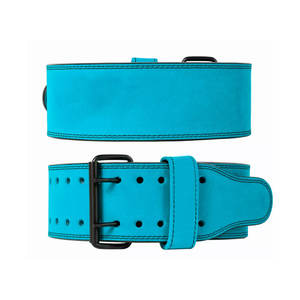 Ceinture de musculation en cuir avec logo personnalisé, design respirant, protection professionnelle et fermeture à boucle - Product Image 1