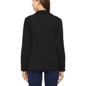 เสื้อเบลเซอร์ผ้าวูลคอวีมีกระดุมสำหรับผู้หญิงใส่ในออฟฟิศฤดูใบไม้ร่วงฤดูหนาว - Product Image 2