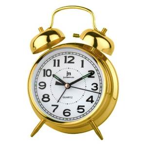 Reloj Despertador con Campanas Doradas JUSTAMINUTE JA7041G, Relojes de Escritorio y Mesa para Lowell - Product Image 1