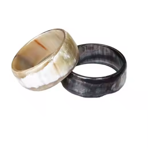 Best Design Handmade Natural Horn Color Modern Round <b>Indian</b> Fashion <b>Bangle</b> Bracelet Eco-Friendly Polished by Crescent Crafts - Product Image 5