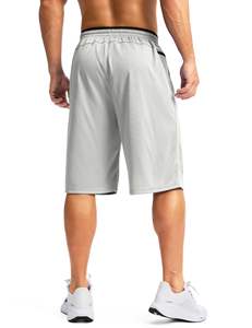 Pantalones cortos deportivos Cargo de poliéster de secado rápido personalizados para hombre, pantalones cortos deportivos transpirables, verano, correr, baloncesto, entrenamiento, de talla grande - Product Image 2