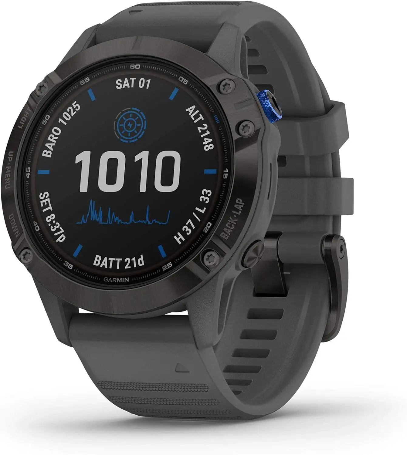 İndirimli fiyat Garmins Fenix 6 Pro güneş, güneş şarj yetenekleri ile Multisport GPS saati, gelişmiş eğitim özellikleri