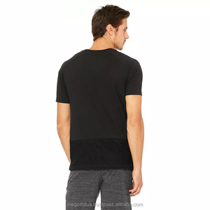 Camiseta Deportiva Personalizada OEM para Hombre, Cuello Redondo, Corte Ajustado, 100% Algodón, Suave, Secado Rápido, Transpirable, Tejido de Punto, Manga Corta, Logotipo Personalizado, Diseño en Blanco - Product Image 2