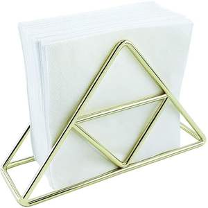 Hot Selling Stainless Steel Tissue Napkin Holder New Product Handmade Manufacturer Best Polished Vintage Brass Napkin Holder - Product Image 5