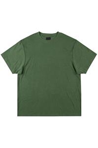 T-shirts en coton pour hommes 100% bio surdimensionné unisexe à manches courtes et col rond basique hauts amples solide et unisexe - Product Image 5