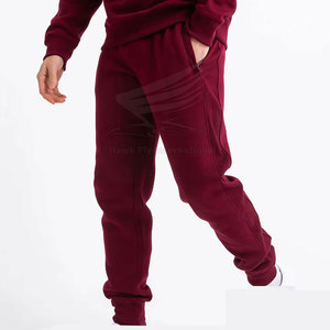 Ensemble de survêtement d'hiver pour homme en coton 100% de qualité supérieure - Fermeture à cordon personnalisable et poches latérales, respirant, vêtements de rue - Product Image 5