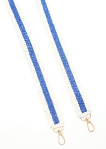 Ceintures de perles faites à la main avec étoile sac à main broderie conception de graines longueur personnalisée sangles de guitare marron blanc couleurs accessoires de mode - Product Image 4