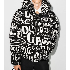 Unisex 2025 <b>Waterproof</b> Sublimation Printing Thick & Fat Puffer <b>Jackets</b> Hooded Canvas with Front Logo Custom Bubble Zip up Design - Product Image 1