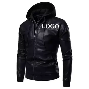 Chaqueta de Cuero Estilo Bomber Vintage para Hombre, Invierno, Formal, Desgastada, Piel de Oveja Decolorada, Cuello Alto, Lona - Product Image 1