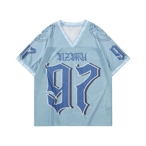 2025 verano último diseño hombres elegante 97 Número Jersey Malla tela hombres camiseta en cuello en V diseño hecho en Pakistán - Product Image 1