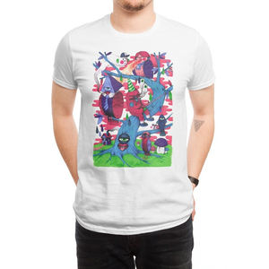 Camisetas de entrenamiento atléticas de secado rápido para hombre, camisetas de manga corta con cuello redondo 2025, estampado Digital de tela de punto de rendimiento - Product Image 4