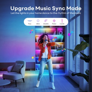 2024 Hot Bán bằng giọng nói app điều khiển Alexa Google HomeKit không dây Wifi kích hoạt <span class=keywords><strong>LED</strong></span> 10m thông minh <span class=keywords><strong>LED</strong></span> Strip ánh sáng - Product Image 5