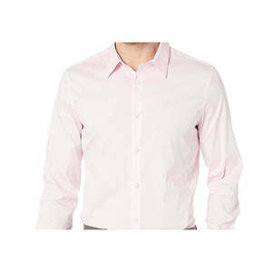 Camicia Rosa in Chambray da Uomo Calvin Klein, Taglia Small, 100% Cotone Popeline Antipiega, Stile Casual e Formale, Stampa Floreale - Product Image 2
