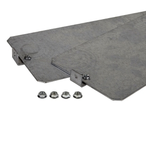 Piastra di Montaggio in Acciaio Zincato SCHNEIDER ELECTRIC NSYPMP750DLP per Armadietto Elettrico DLP Altezza=1 L500mm - Product Image 1