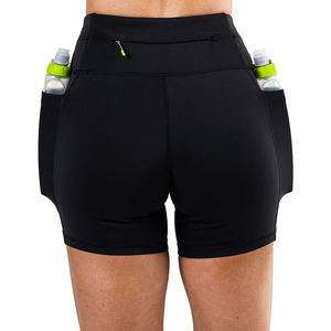 Vente chaude Taille Haute Femmes Fitness Gym Shorts Respirant Couleur Personnalisée Sans Couture Compression Shorts Avec Logo Décoration - Product Image 2