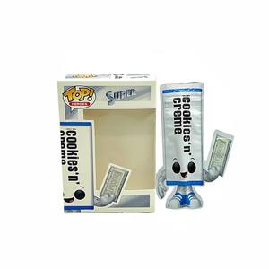 Stock White Cartoon Pattern Die Cut Special Shaped 3.5 Mylar Bags with Window <b>Box</b> - Product Image 4