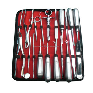 Instruments dentaires de haute qualité en acier inoxydable, 80 pièces, pour extraction manuelle, scalpel, forceps, élévateurs - Product Image 5