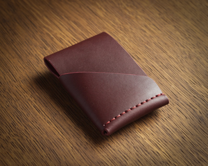 ALW Porte-cartes de crédit et d'identité en cuir Crazy Horse de haute qualité Slim Vintage & Minimalist Style Personnalisable Usine-Véritable Portefeuille - Product Image 3